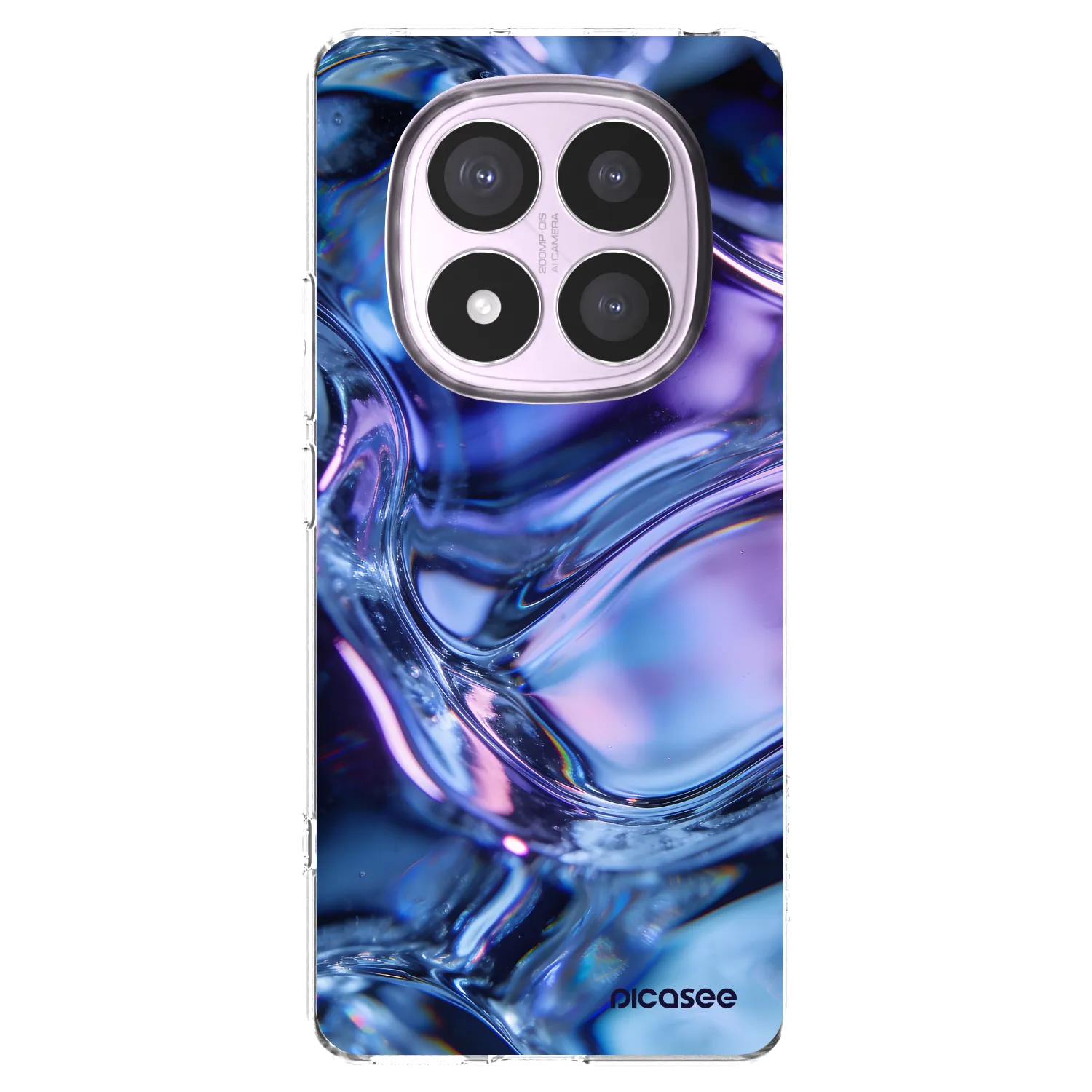 Picasee silikonska prozirna maskica za Xiaomi Redmi Note 14 Pro 5G - Iris liquid