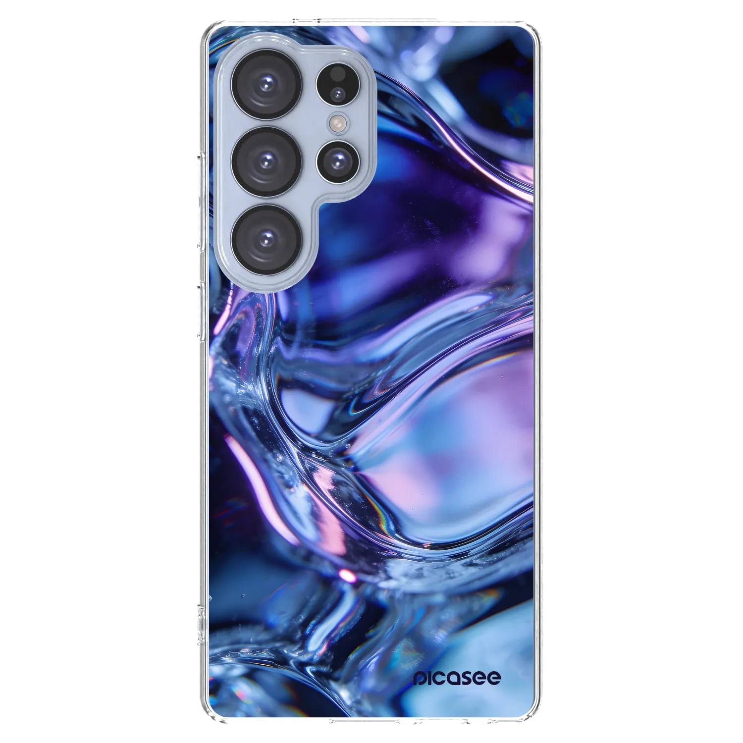 Picasee silikonska prozirna maskica za Samsung Galaxy S25 Ultra 5G - Iris liquid