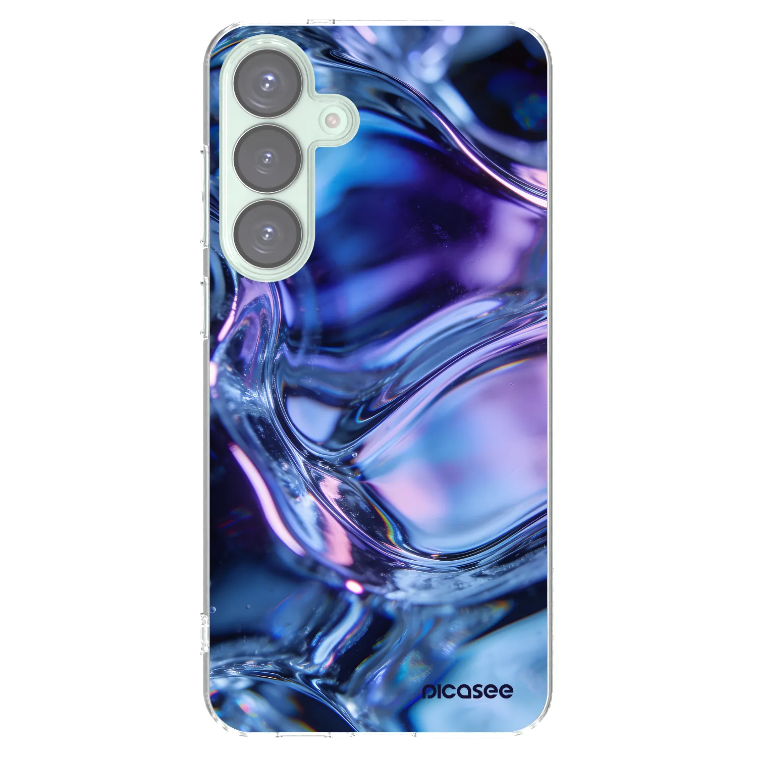 Picasee silikonska prozirna maskica za Samsung Galaxy S25+ 5G - Iris liquid