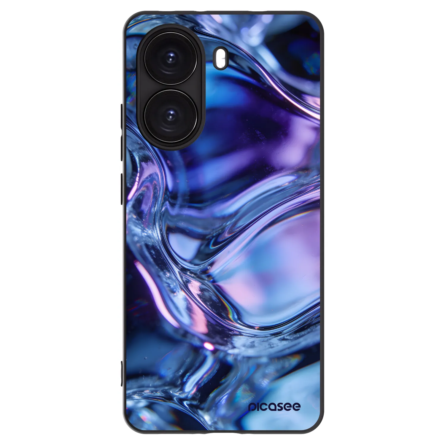 Picasee crna silikonska maskica za Xiaomi Poco X7 Pro 5G - Iris liquid