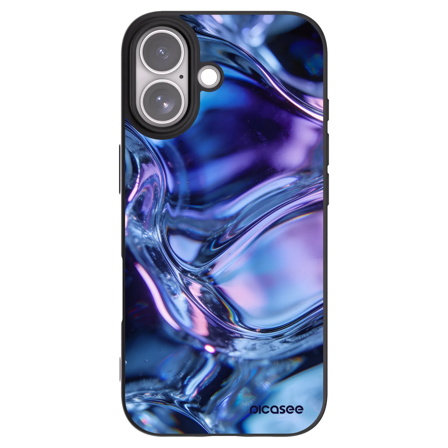 Picasee crna silikonska maskica za Apple iPhone 17 - Iris liquid