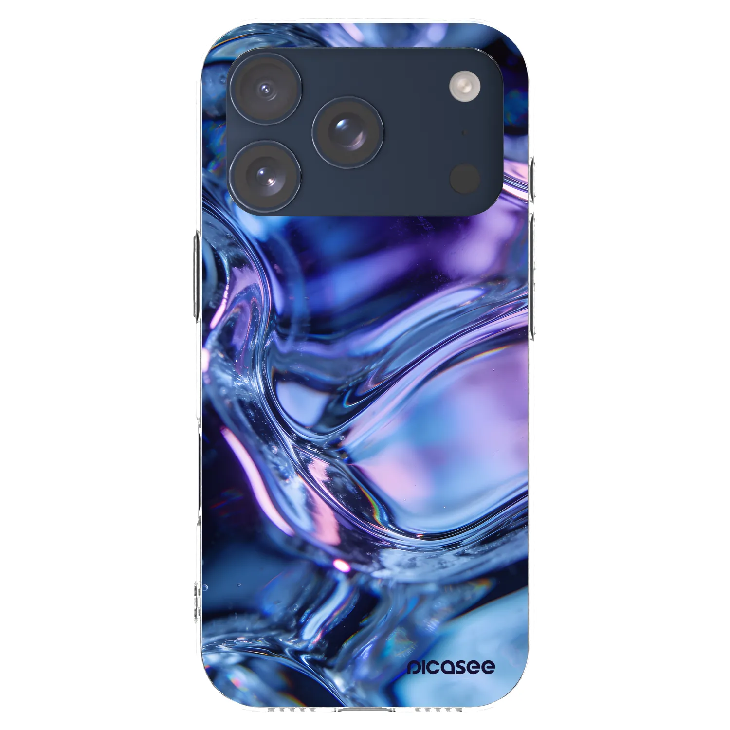 Picasee silikonska prozirna maskica za Apple iPhone 17 Pro - Iris liquid