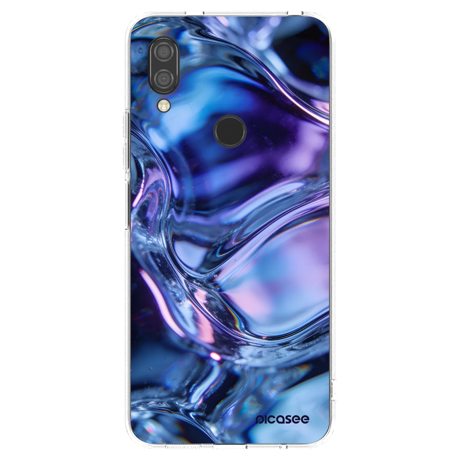 Picasee silikonska prozirna maskica za Xiaomi Redmi 7 - Iris liquid