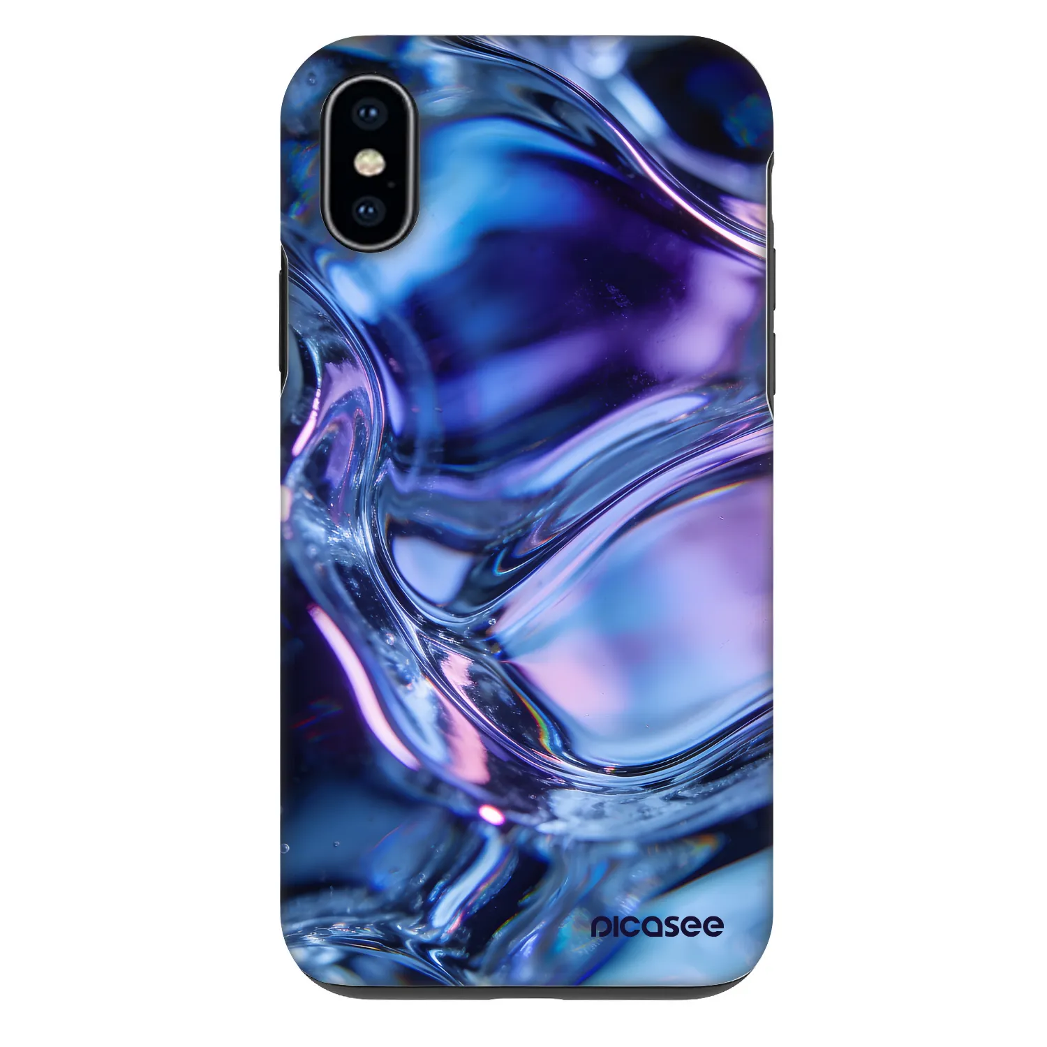 Picasee Fashion Case za Apple iPhone X/XS - Iris liquid