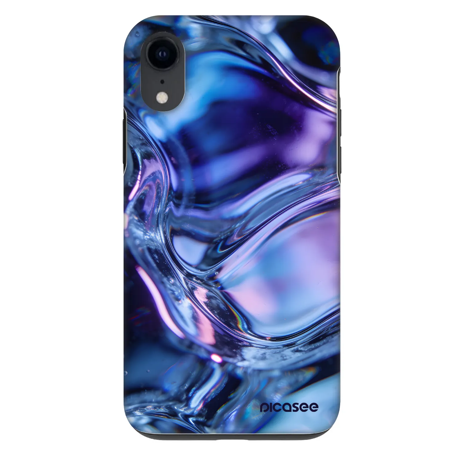 Picasee Fashion Case za Apple iPhone XR - Iris liquid