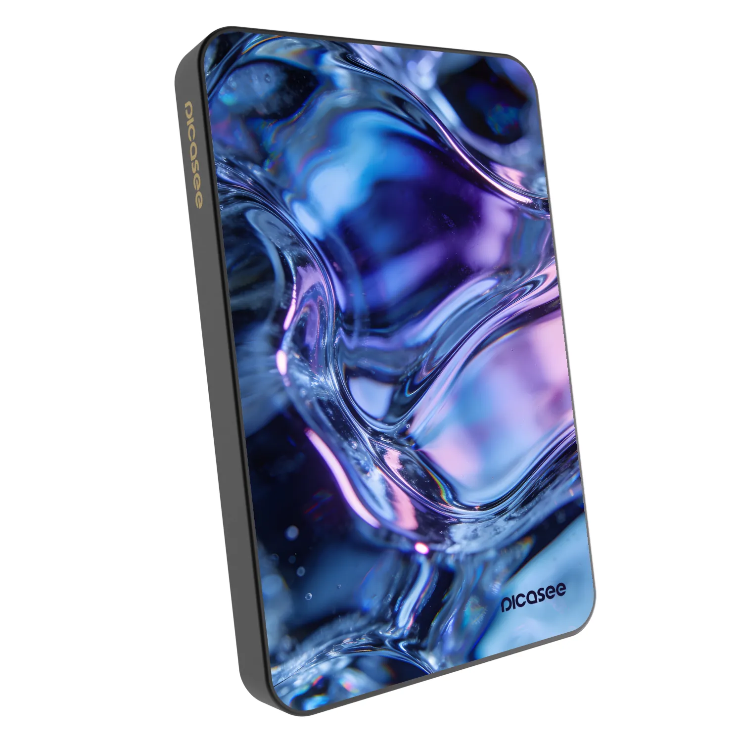 Picasee Prijenosni punjač s MagSafe 5 000 mAh Sivo - Iris liquid