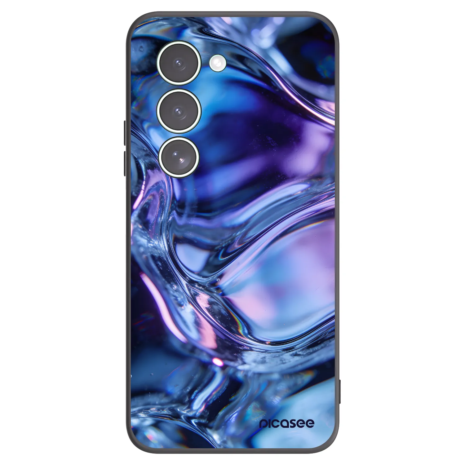 Picasee crna silikonska maskica za Xiaomi Redmi 15 5G - Iris liquid
