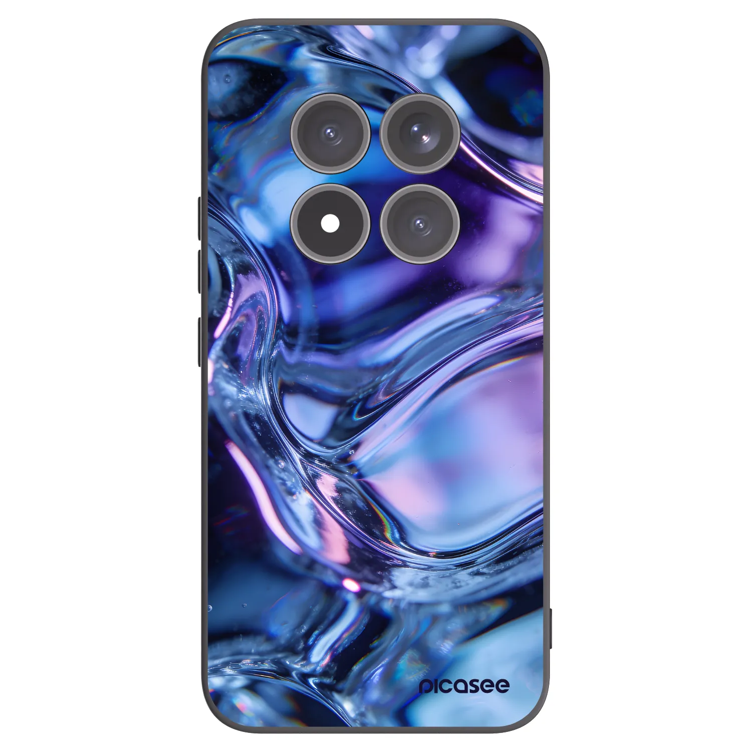 Picasee crna silikonska maskica za Xiaomi Redmi Note 15 Pro+ - Iris liquid