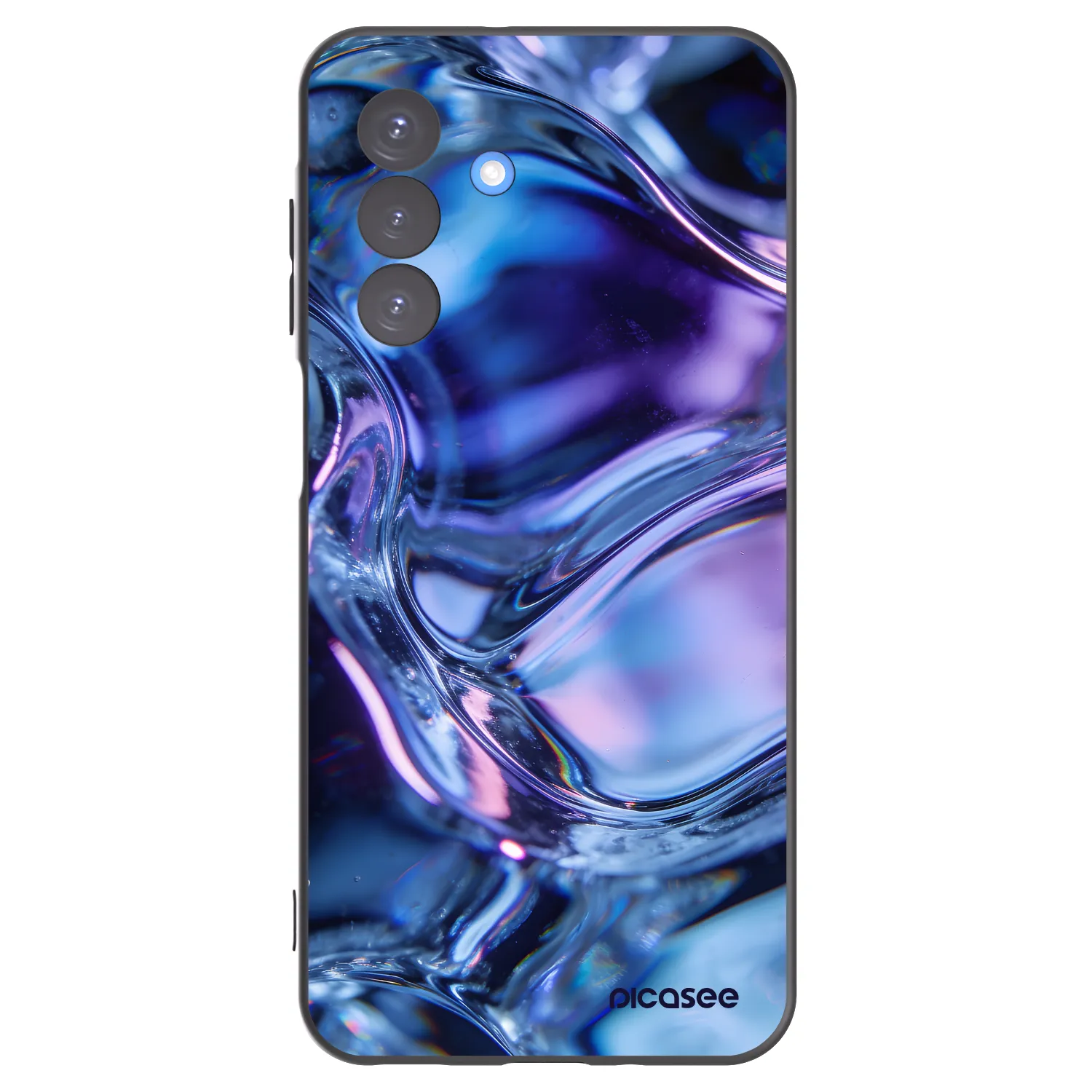 Picasee crna silikonska maskica za Samsung Galaxy A17 5G - Iris liquid