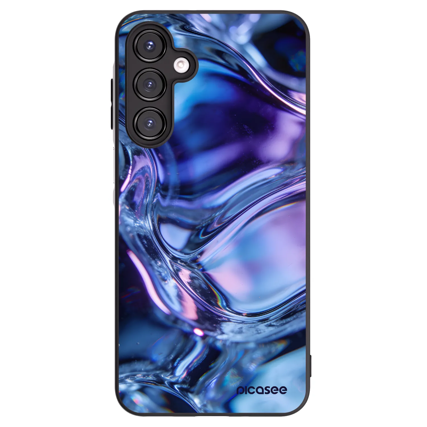 Picasee crna silikonska maskica za Samsung Galaxy A16 4G - Iris liquid