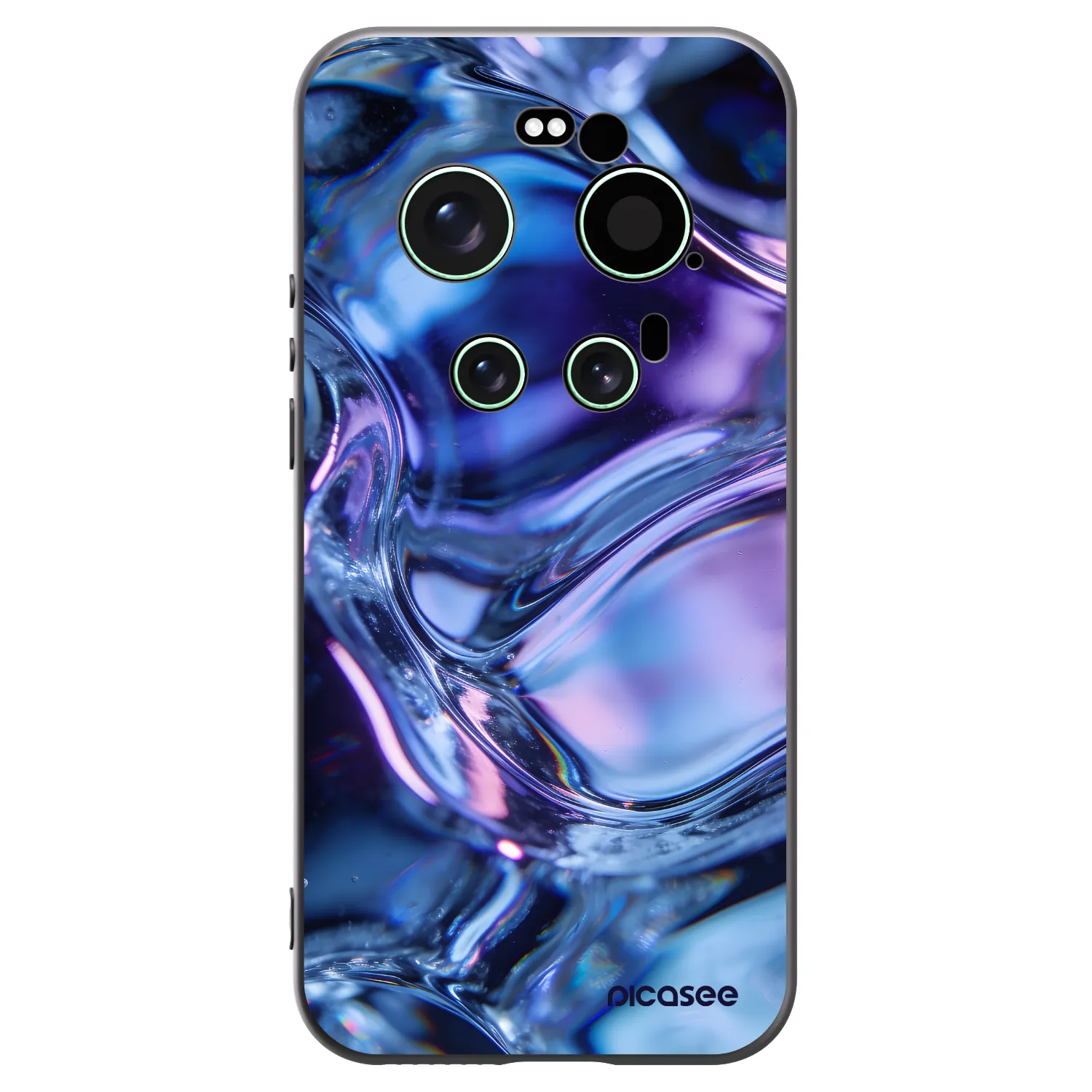 Picasee crna silikonska maskica za Xiaomi 17 Ultra - Iris liquid