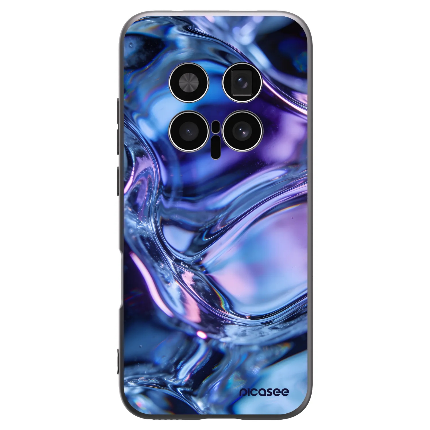 Picasee crna silikonska maskica za Honor Magic8 Pro 5G - Iris liquid