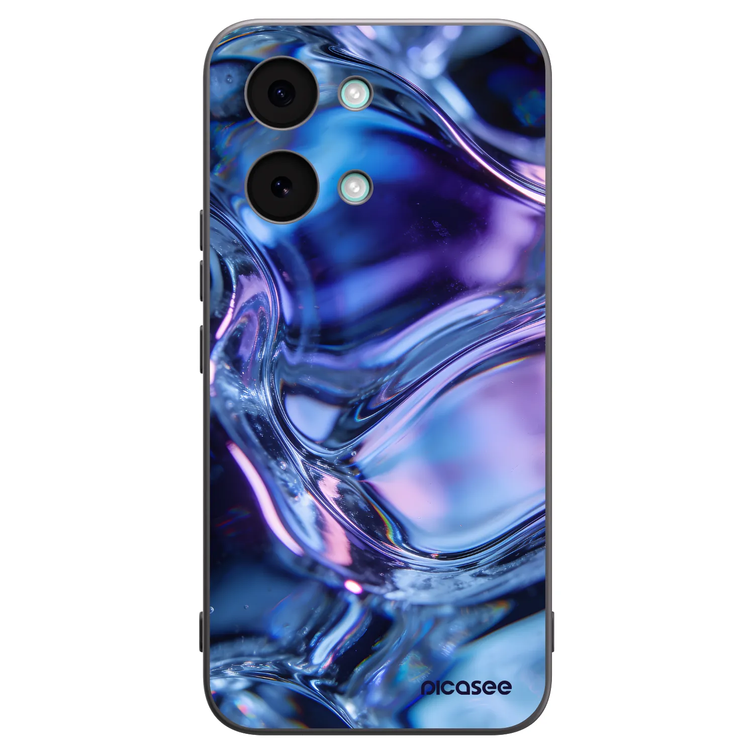 Picasee crna silikonska maskica za Xiaomi Poco X8 Pro Max - Iris liquid