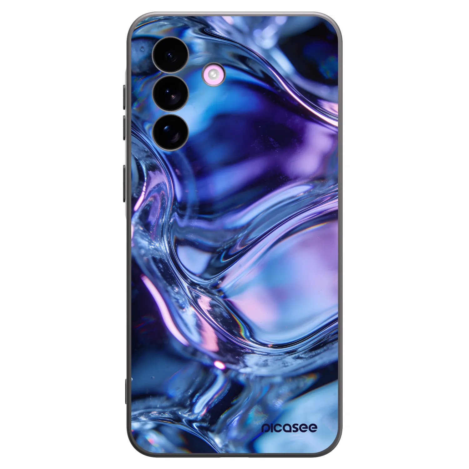 Picasee crna silikonska maskica za Samsung Galaxy A57 5G - Iris liquid