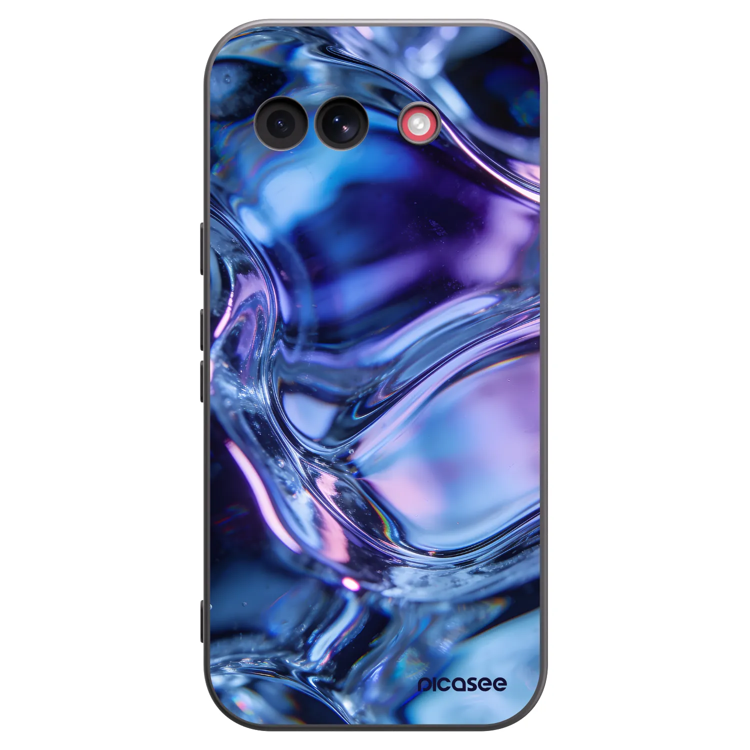 Picasee crna silikonska maskica za Google Pixel 10a - Iris liquid