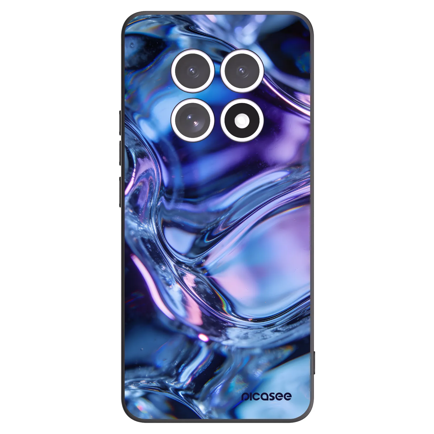 Picasee crna silikonska maskica za Xiaomi Redmi Note 15 5G - Iris liquid