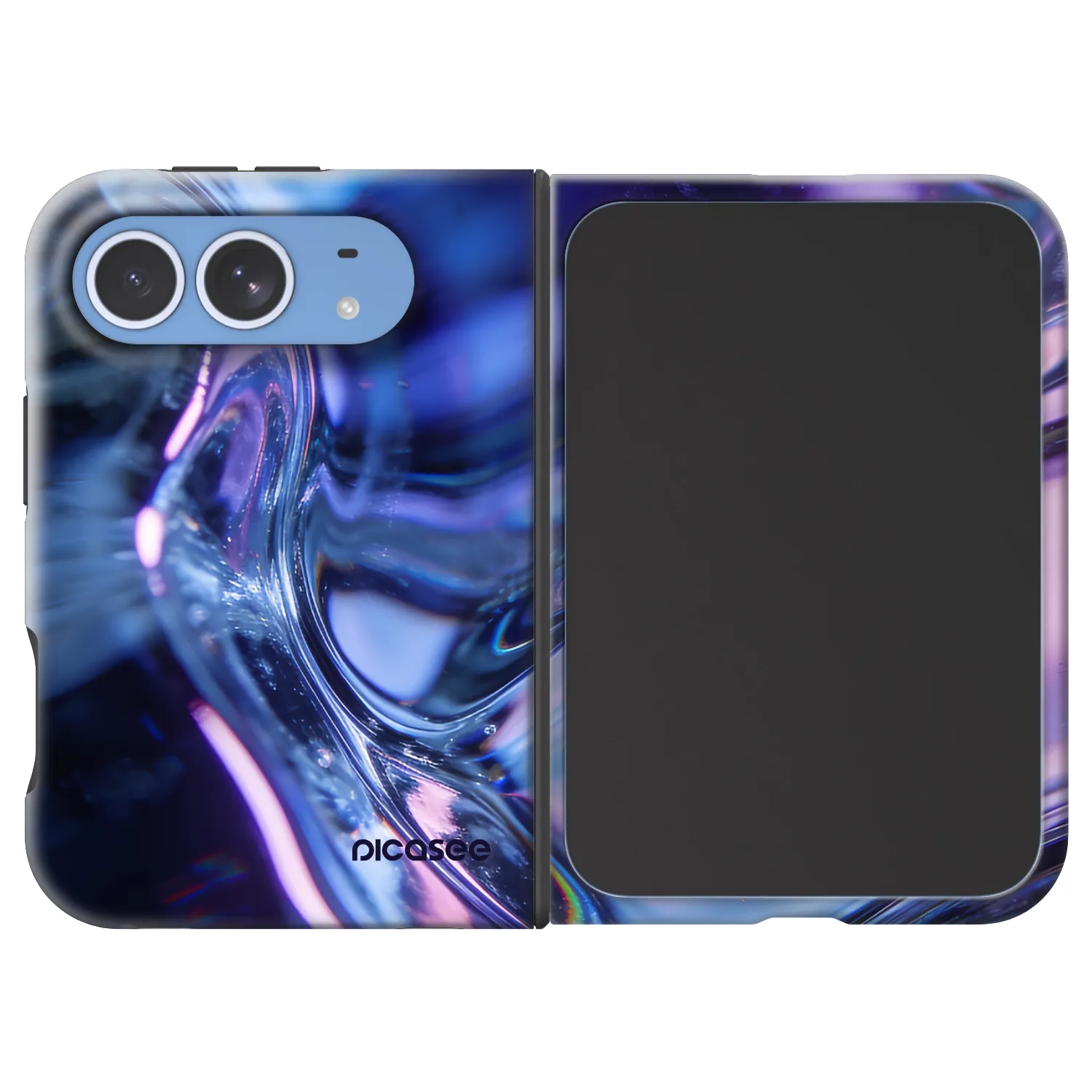 Picasee Fashion Case MagSafe za Apple iPhone Duo - Iris liquid
