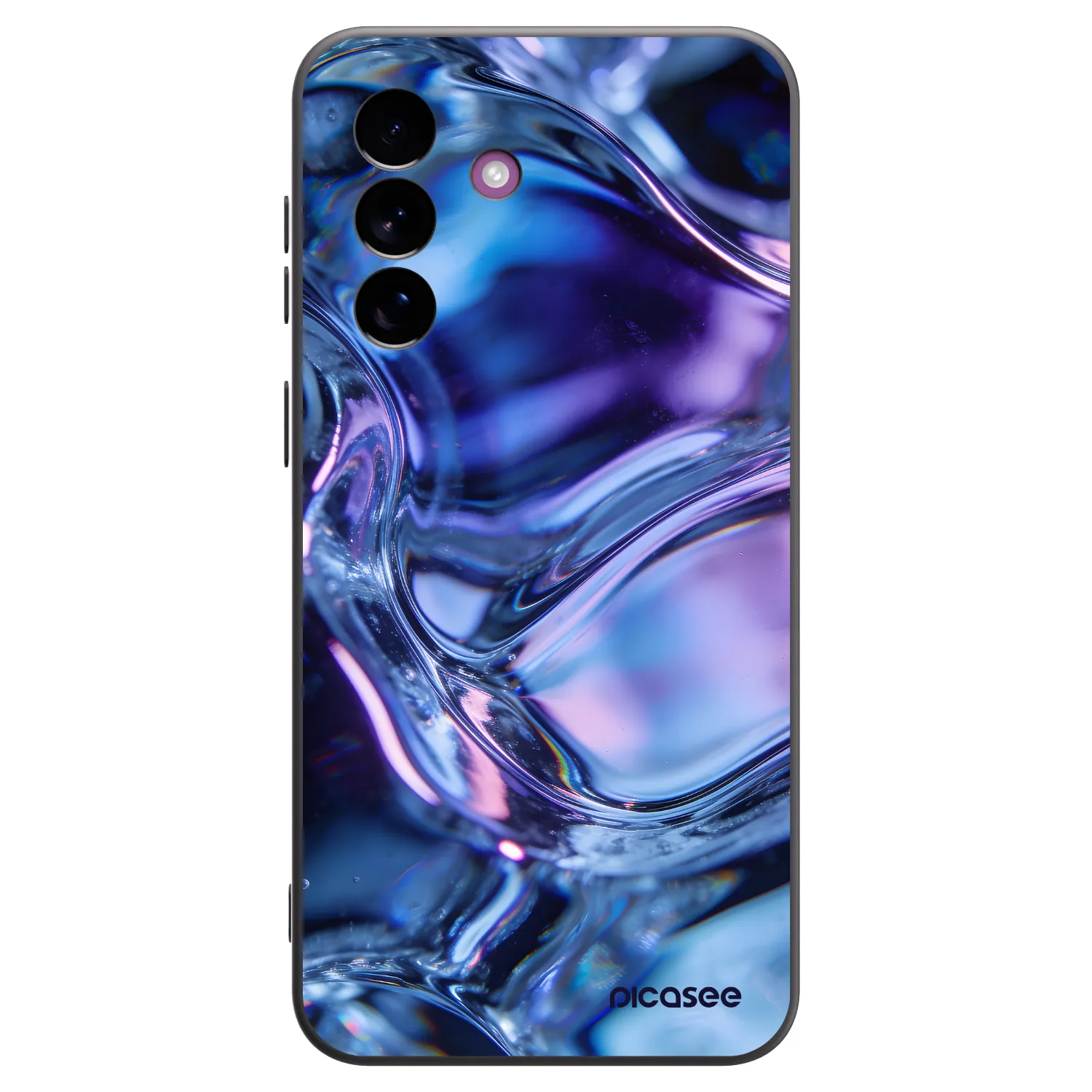 Picasee crna silikonska maskica za Samsung Galaxy A37 - Iris liquid