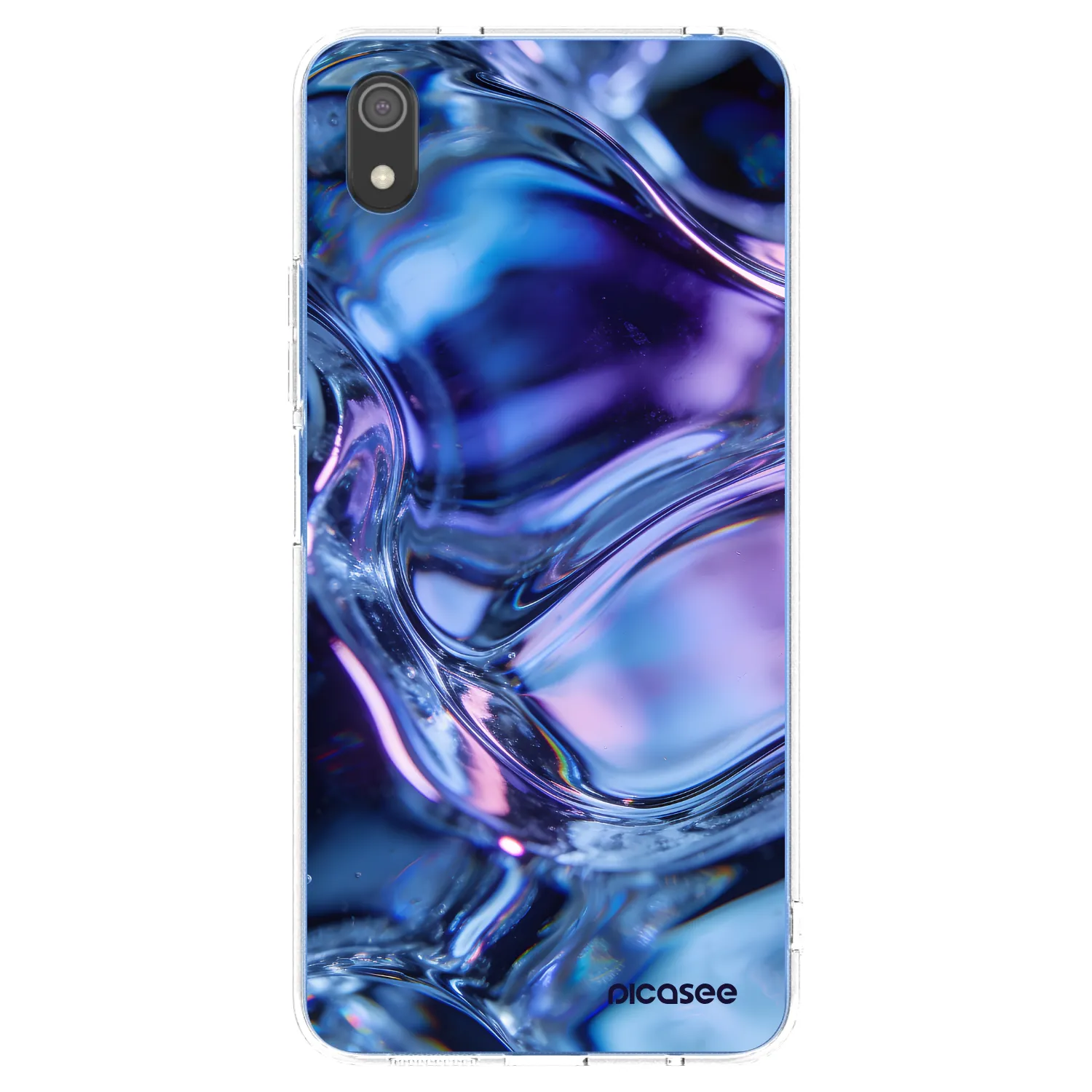 Picasee silikonska prozirna maskica za Xiaomi Redmi 7A - Iris liquid