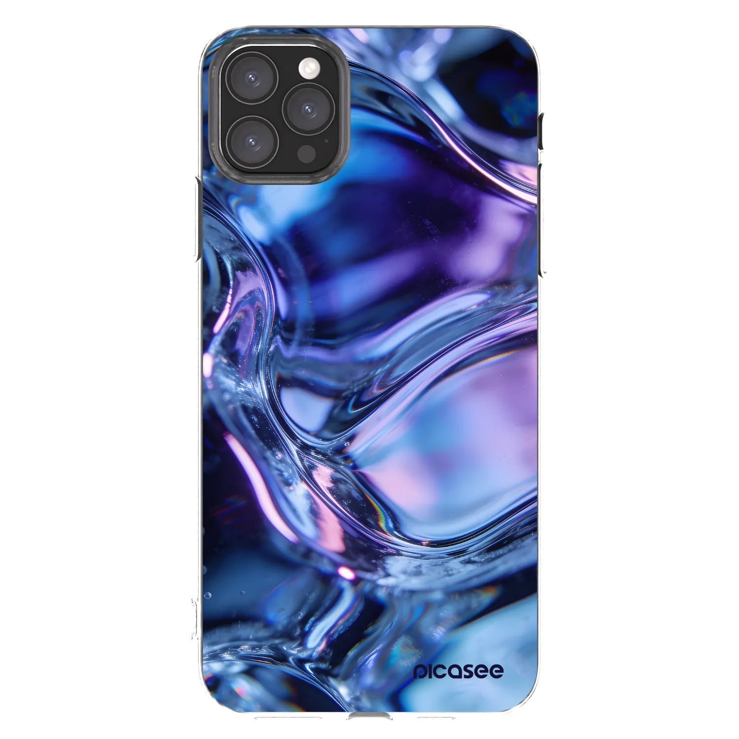 Picasee silikonska prozirna maskica za Apple iPhone 11 Pro Max - Iris liquid