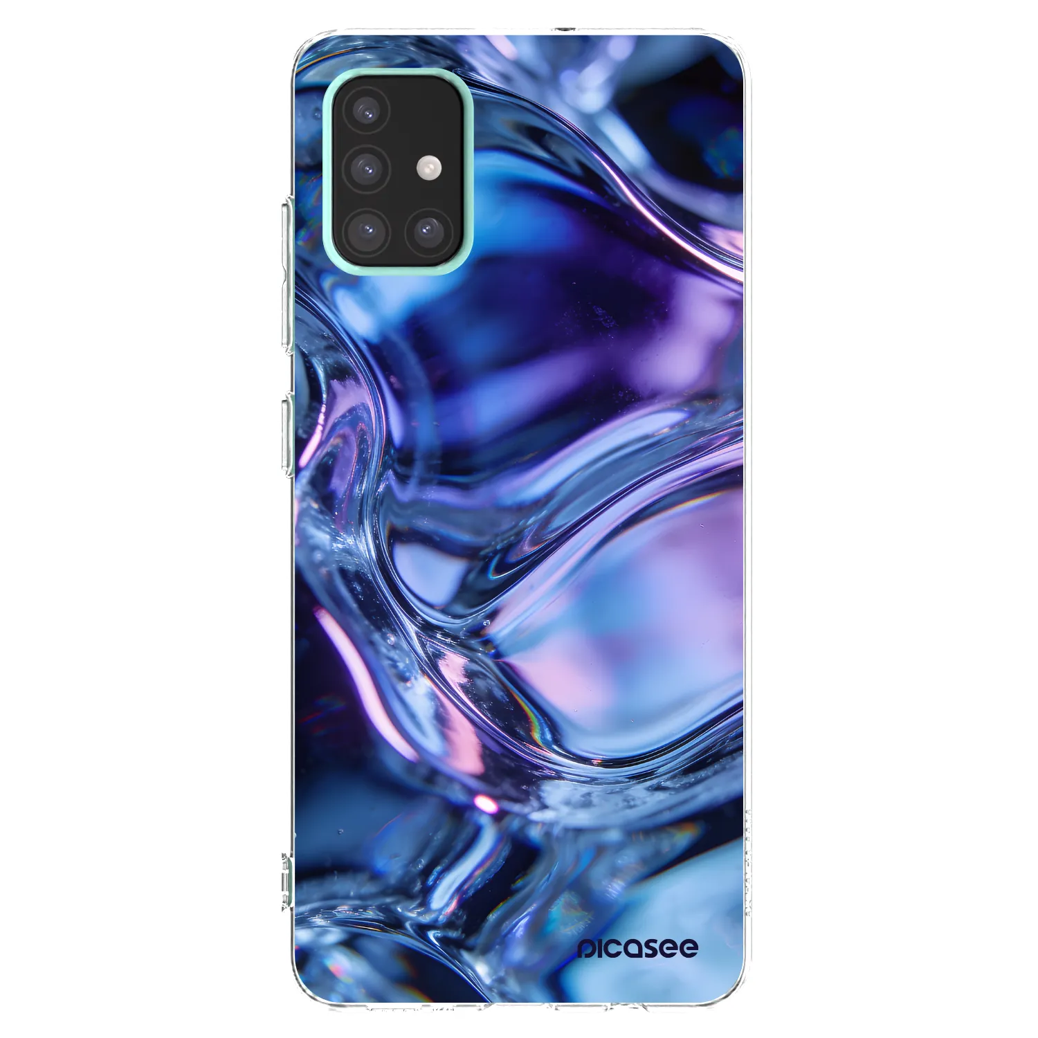 Picasee silikonska prozirna maskica za Samsung Galaxy A51 A515F - Iris liquid