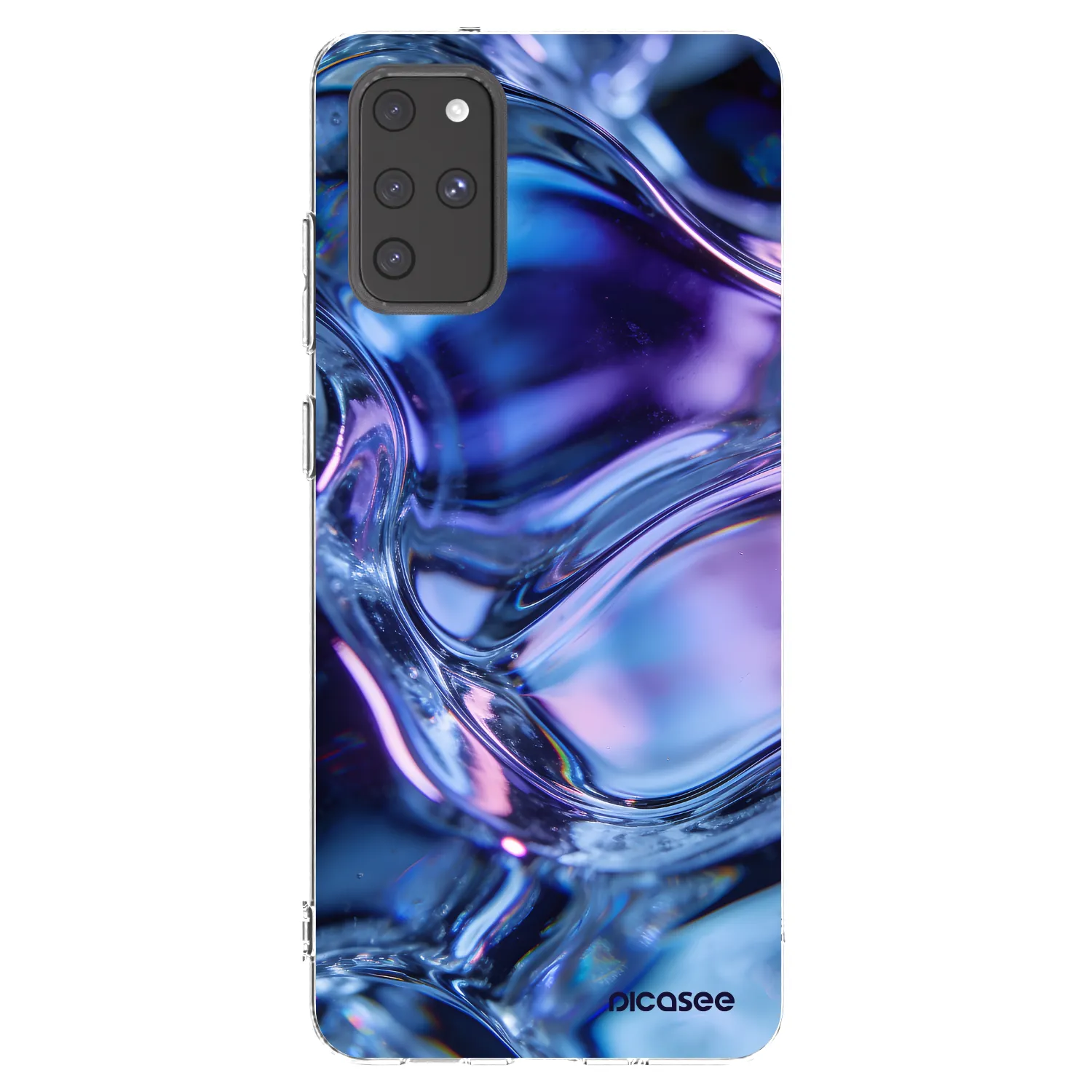 Picasee silikonska prozirna maskica za Samsung Galaxy S20+ G985F - Iris liquid