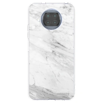 Picasee silikonska prozirna maskica za Xiaomi Mi 10T Lite - White marble