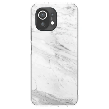 Picasee silikonska prozirna maskica za Xiaomi Mi 11 - White marble
