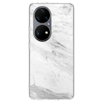 Maskica za Huawei P50 - White marble