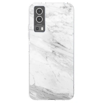 Picasee silikonska prozirna maskica za Vivo Y72 5G - White marble