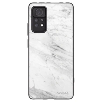 Picasee crna silikonska maskica za Xiaomi Redmi Note 11 Pro 5G - White marble