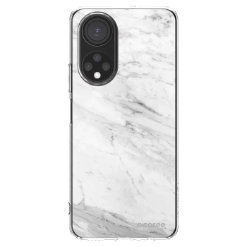 Picasee silikonska prozirna maskica za Honor X7 - White marble