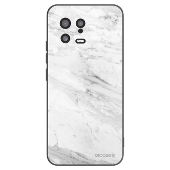 Picasee crna silikonska maskica za Xiaomi 13 - White marble