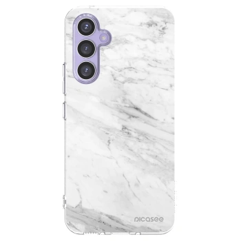 Picasee silikonska prozirna maskica za Samsung Galaxy A54 5G A546B - White marble