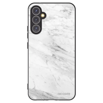 Picasee crna silikonska maskica za Samsung Galaxy A34 5G A346B - White marble
