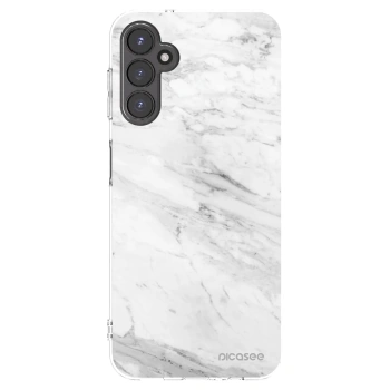 Picasee silikonska prozirna maskica za Samsung Galaxy A14 4G A145R - White marble