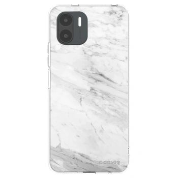 Picasee silikonska prozirna maskica za Xiaomi Redmi A2 - White marble