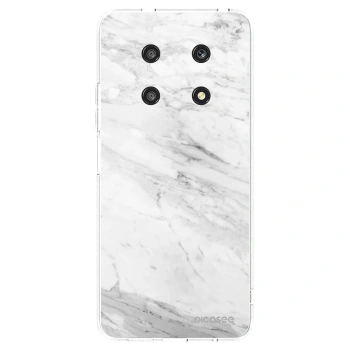Picasee silikonska prozirna maskica za Honor Magic4 Lite 5G - White marble