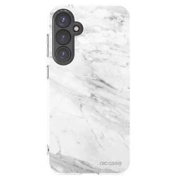 Picasee silikonska prozirna maskica za Samsung Galaxy S23 FE S711B - White marble