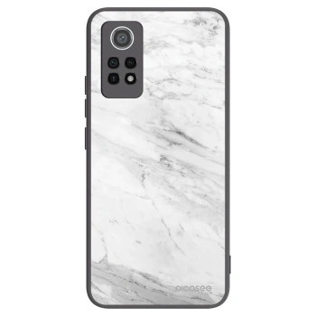 Picasee crna silikonska maskica za Xiaomi Redmi Note 12 Pro 4G - White marble