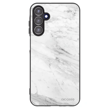 Picasee crna silikonska maskica za Samsung Galaxy A15 A155F 4G - White marble