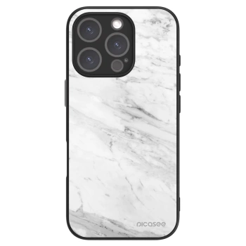 Picasee ULTIMATE CASE MagSafe za Apple iPhone 16 Pro - White marble