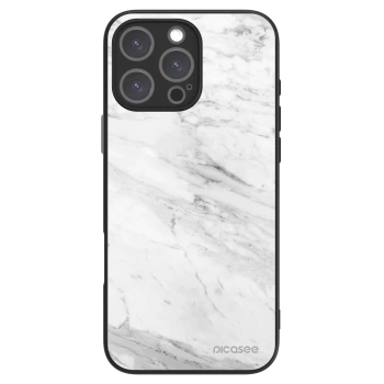 Picasee ULTIMATE CASE MagSafe za Apple iPhone 16 Pro Max - White marble
