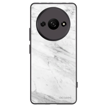 Picasee crna silikonska maskica za Xiaomi Redmi A3 - White marble