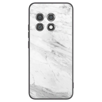 Picasee crna silikonska maskica za OnePlus 11 5G - White marble
