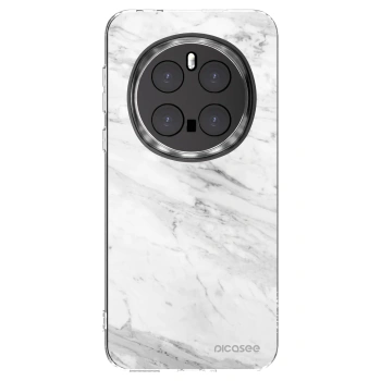 Picasee silikonska prozirna maskica za Honor Magic7 Pro 5G - White marble