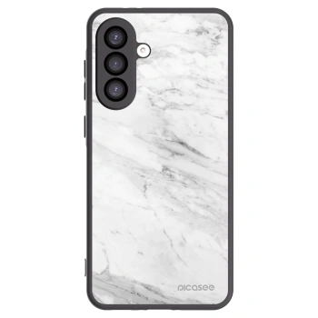 Picasee crna silikonska maskica za Samsung Galaxy A26 5G A266B - White marble