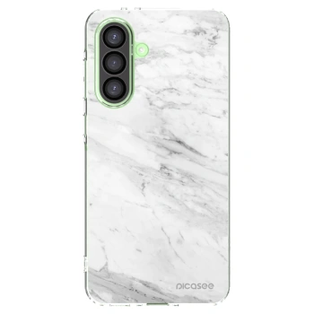 Picasee silikonska prozirna maskica za Samsung Galaxy A26 5G A266B - White marble