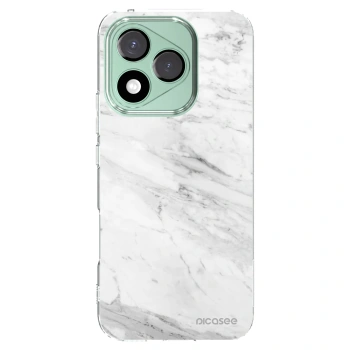 Picasee silikonska prozirna maskica za Honor 400 Lite 5G - White marble