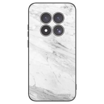 Picasee crna silikonska maskica za Xiaomi Redmi Note 15 Pro 4G - White marble